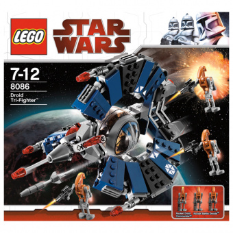 Lego Star Wars 8086 Лего Звездные войны Дроид Tri-Fighter фото