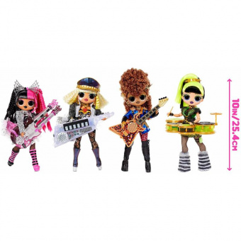 Кукла LOL Surprise OMG Music Remix Rock Frame Queen и ударные 577584